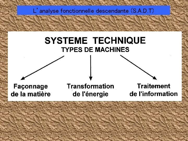 L’analyse fonctionnelle descendante (S. A. D. T) 