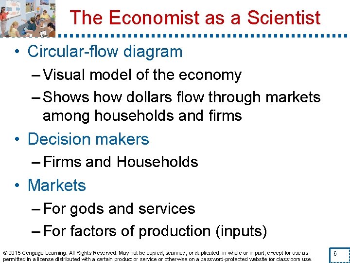 The Economist as a Scientist • Circular-flow diagram – Visual model of the economy