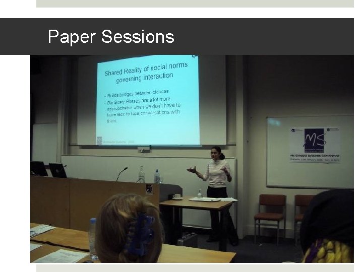 Paper Sessions 