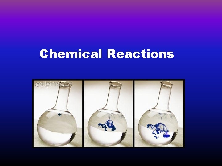 Chemical Reactions 