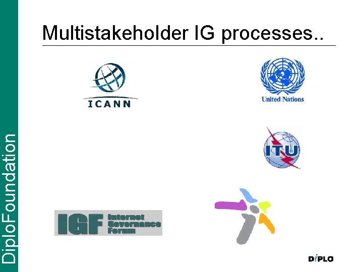 Diplo. Foundation Multistakeholder IG processes. . 