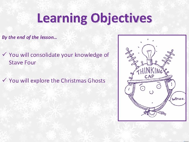 Learning Objectives By the end of the lesson… ü You will consolidate your knowledge