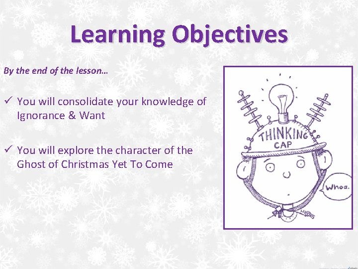 Learning Objectives By the end of the lesson… ü You will consolidate your knowledge