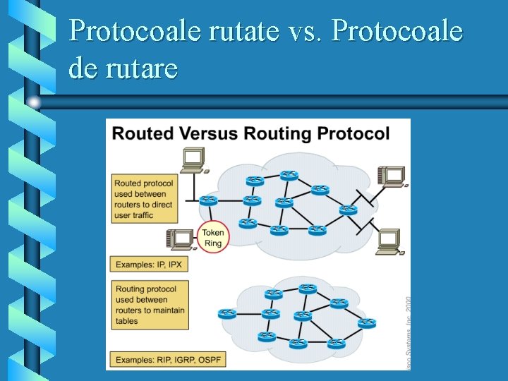 Protocoale rutate vs. Protocoale de rutare 