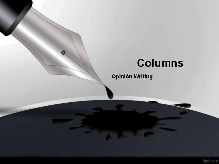 Columns Opinión Writing 