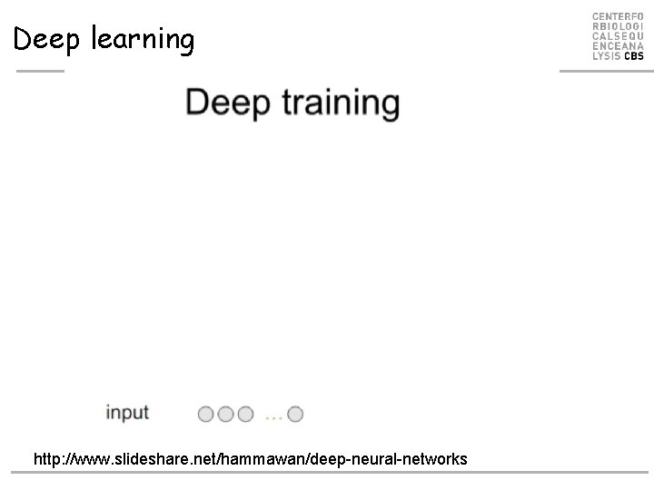 Deep learning http: //www. slideshare. net/hammawan/deep-neural-networks Deep learning http: //www. slideshare. net/hammawan/deep-neural-networks
