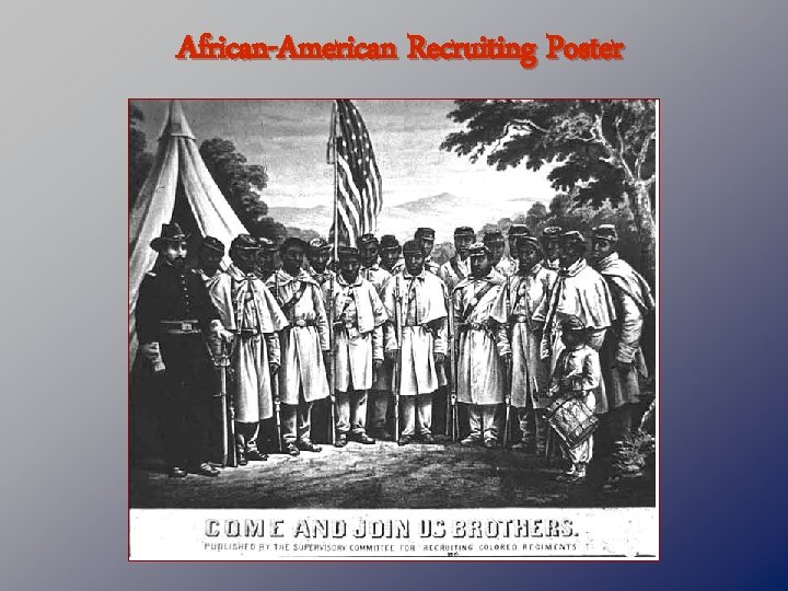 African-American Recruiting Poster 