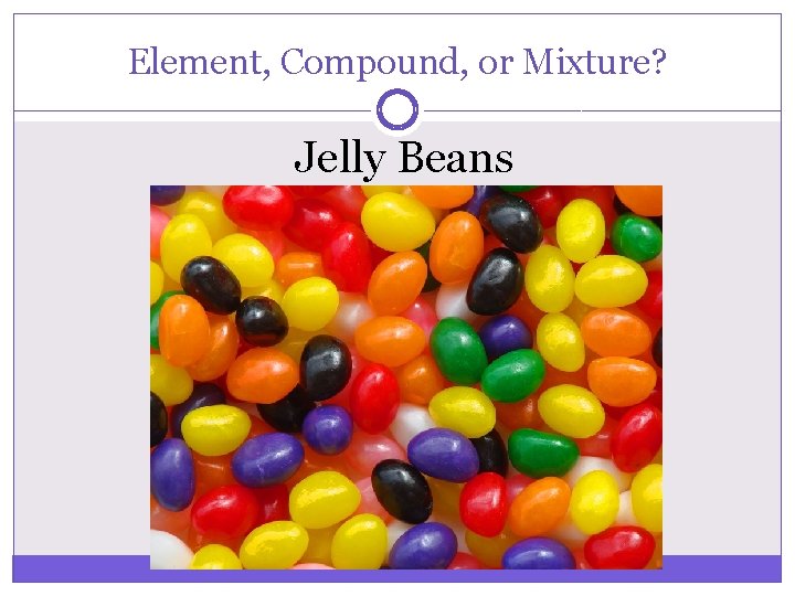 Element, Compound, or Mixture? Jelly Beans 
