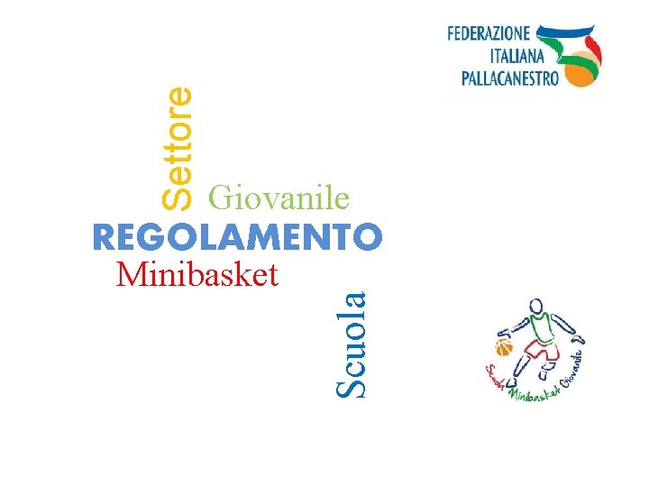 Settore Giovanile Minibasket Scuola REGOLAMENTO 