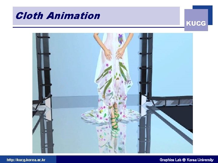 Cloth Animation http: //kucg. korea. ac. kr KUCG Graphics Lab @ Korea University 