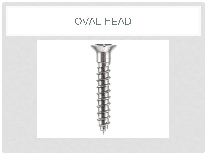 OVAL HEAD 