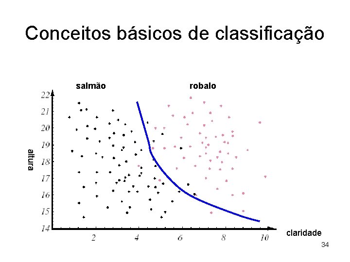 Conceitos básicos de classificação salmão robalo altura claridade 34 