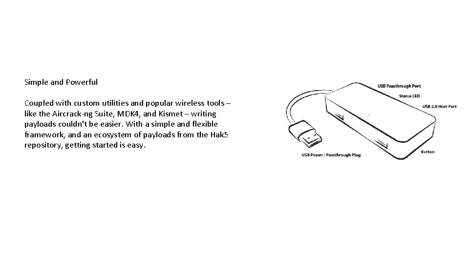 Simple and Powerful Coupled with custom utilities and popular wireless tools – like the