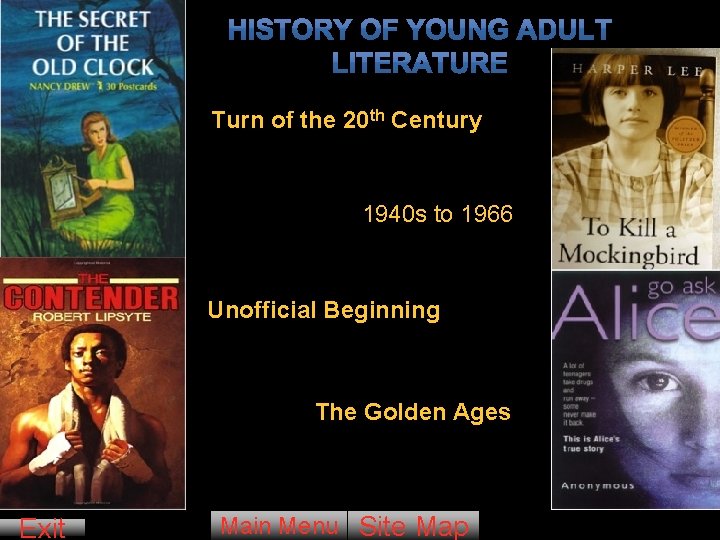 Turn of the 20 th Century 1940 s to 1966 Unofficial Beginning The Golden