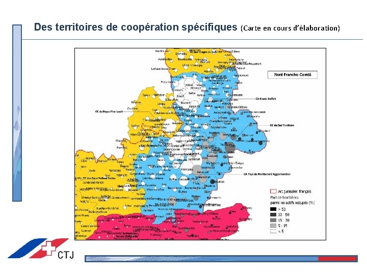 Des territoires de coopération spécifiques (Carte en cours d’élaboration) 