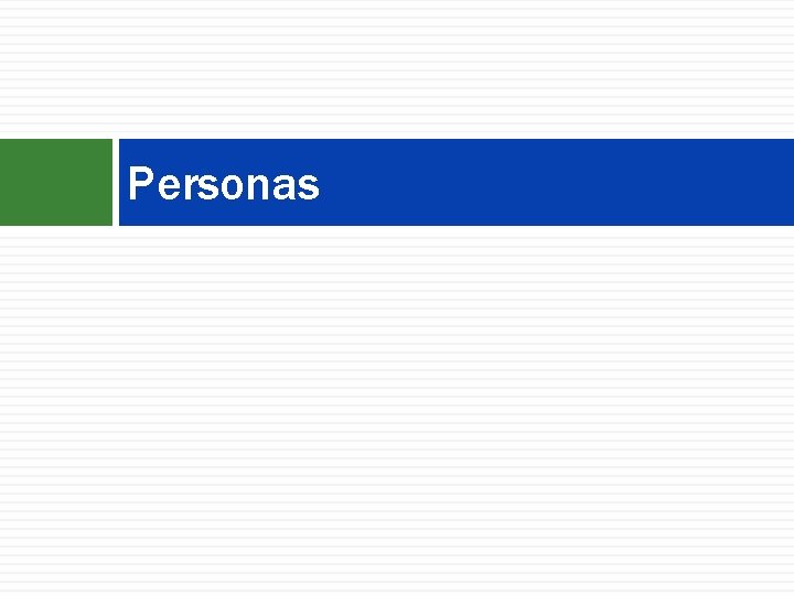 Personas 