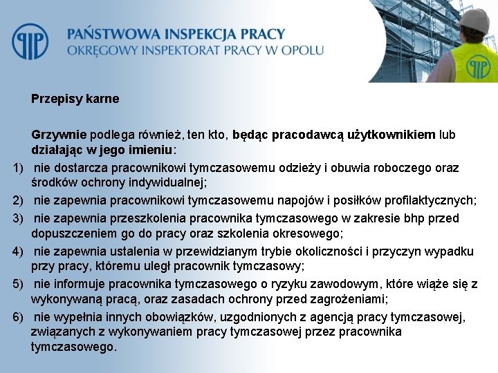 Przepisy karne 1) 2) 3) 4) 5) 6) Grzywnie podlega również, ten kto, będąc Przepisy karne 1) 2) 3) 4) 5) 6) Grzywnie podlega również, ten kto, będąc