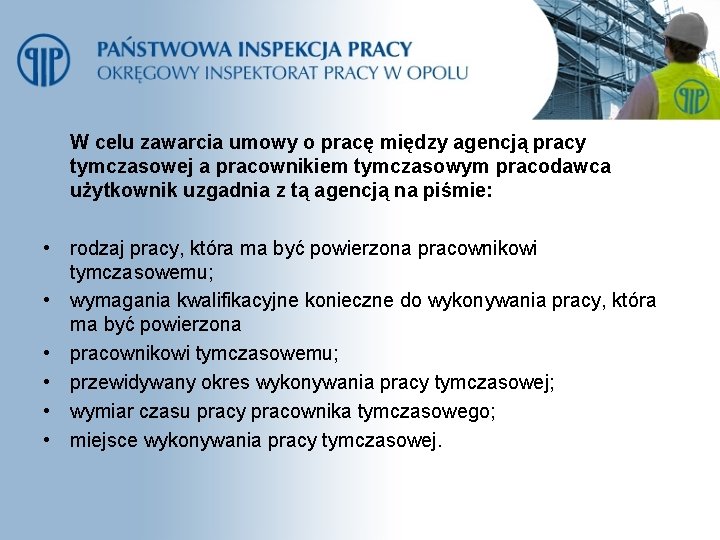 W celu zawarcia umowy o pracę między agencją pracy tymczasowej a pracownikiem tymczasowym pracodawca