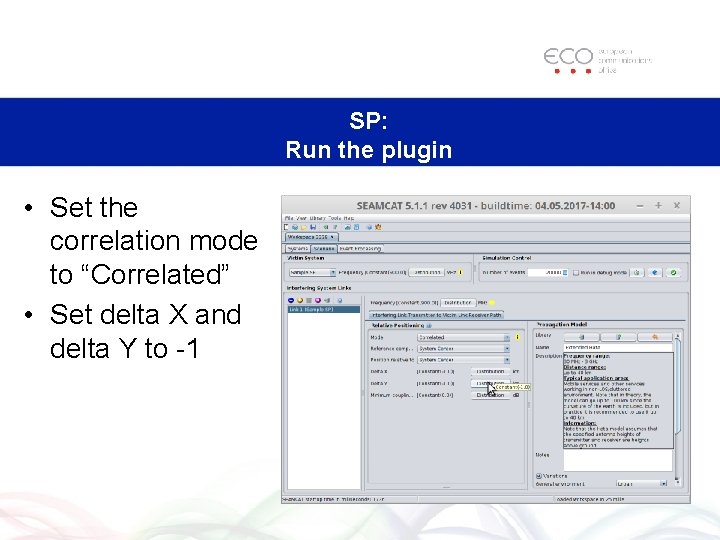 SP: Run the plugin • Set the correlation mode to “Correlated” • Set delta