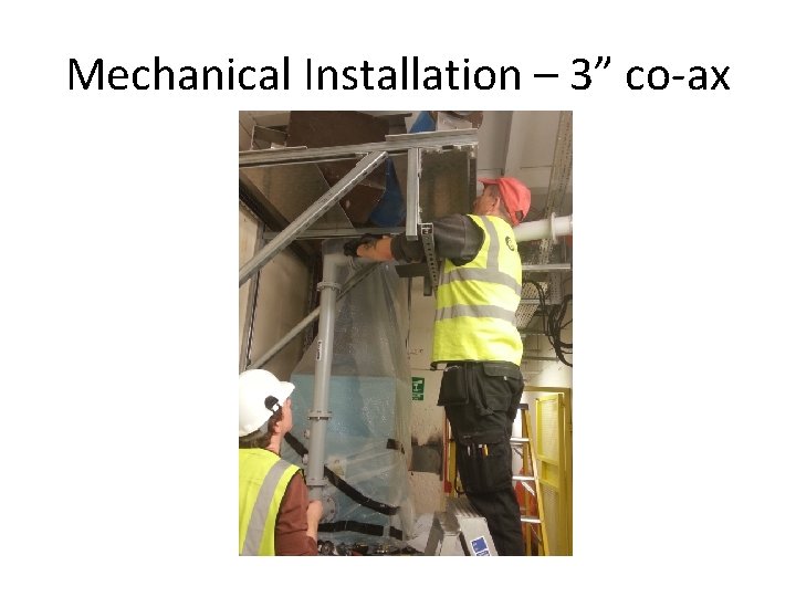 Mechanical Installation – 3” co-ax 