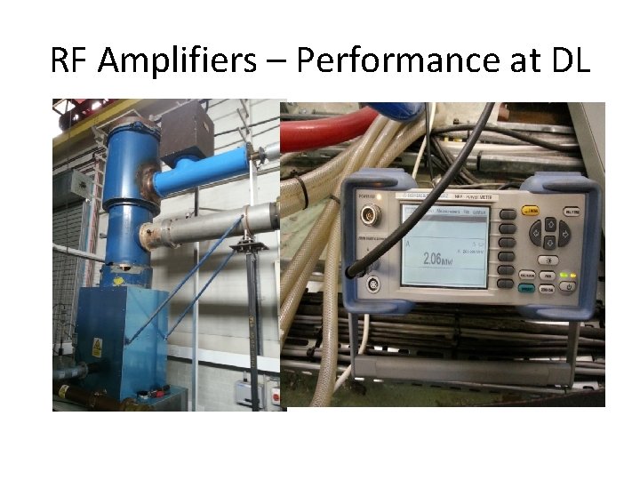 RF Amplifiers – Performance at DL 