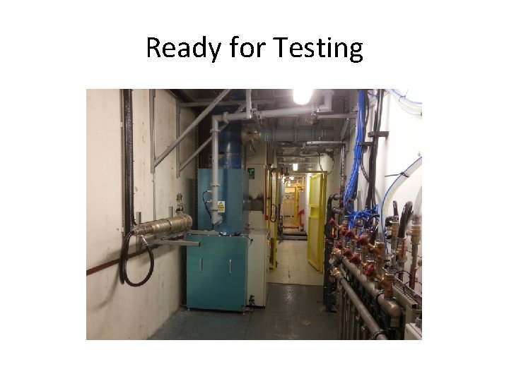 Ready for Testing 