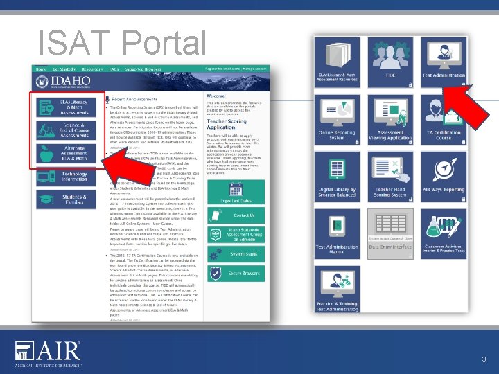 ISAT Portal 3 ISAT Portal 3