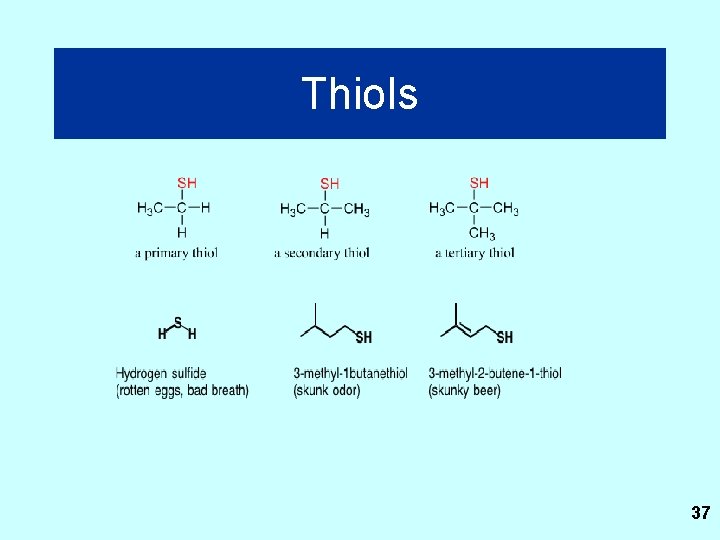 Thiols 37 