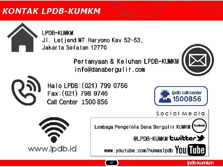 KONTAK LPDB-KUMKM 37 