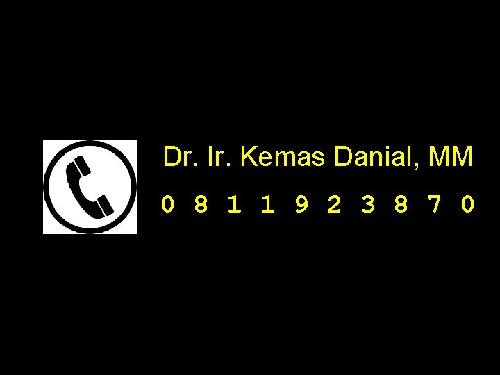 BIAYA NOTARIS Dr. Ir. Kemas Danial, MM 0 8 1 1 9 2 3