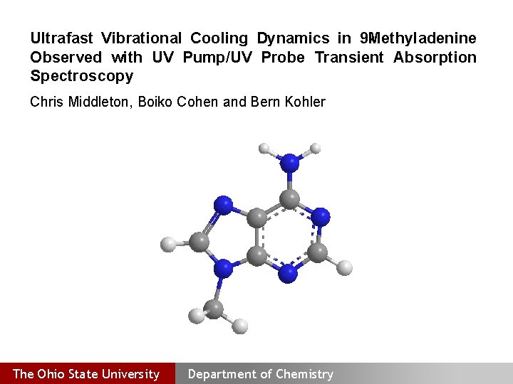 Ultrafast Vibrational Cooling Dynamics in 9 Methyladenine Observed with UV Pump/UV Probe Transient Absorption