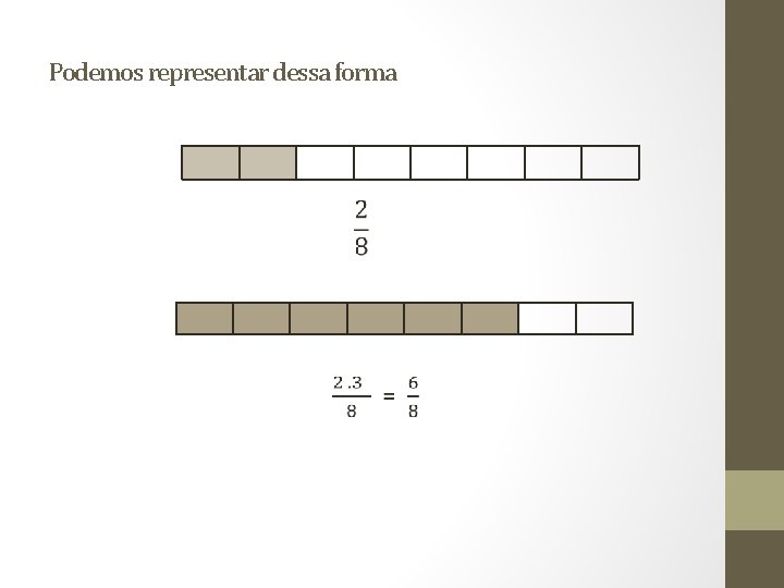 Podemos representar dessa forma 
