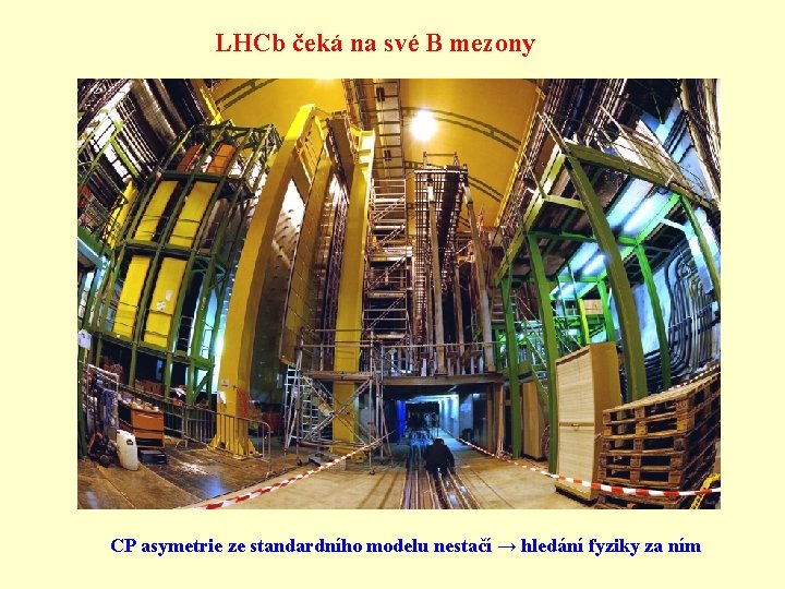 LHCb čeká na své B mezony CP asymetrie ze standardního modelu nestačí → hledání