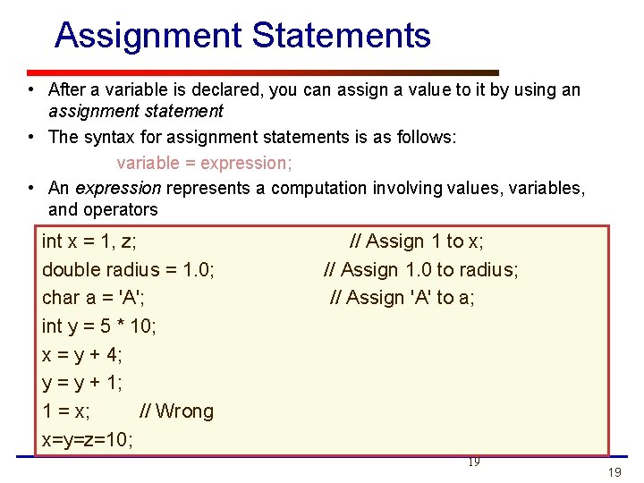 Chapter 2 Elementary Programming 1 1 Motivations In