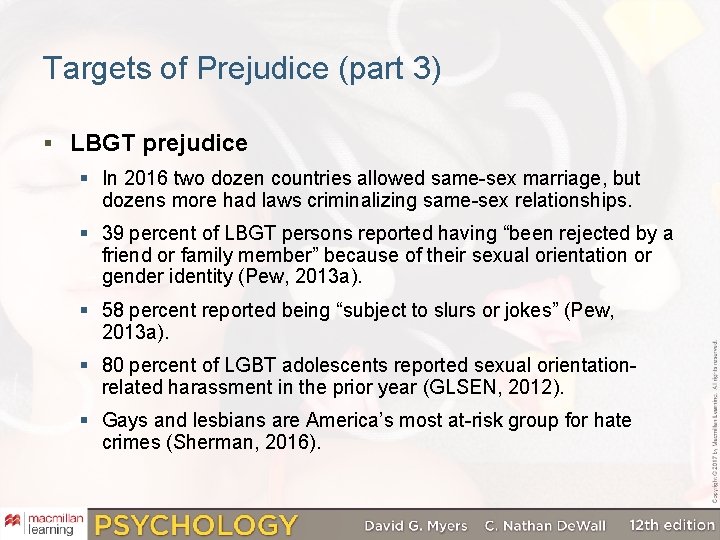 Targets of Prejudice (part 3) § LBGT prejudice § In 2016 two dozen countries
