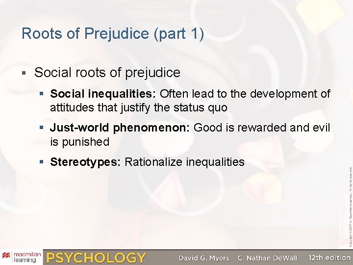 Roots of Prejudice (part 1) § Social roots of prejudice § Social inequalities: Often