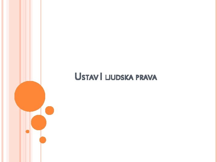 USTAV I LJUDSKA PRAVA 