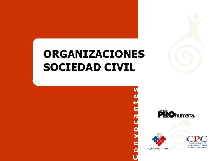 Convocantes ORGANIZACIONES SOCIEDAD CIVIL 