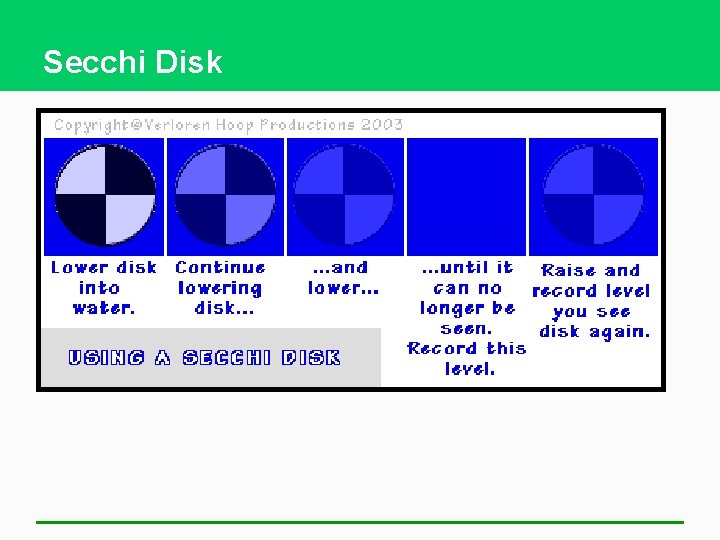 Secchi Disk 