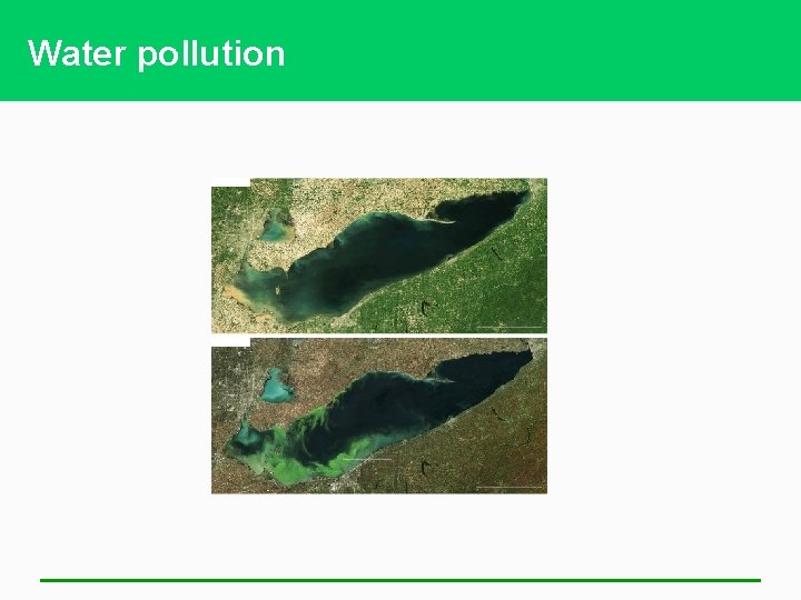 Water pollution 