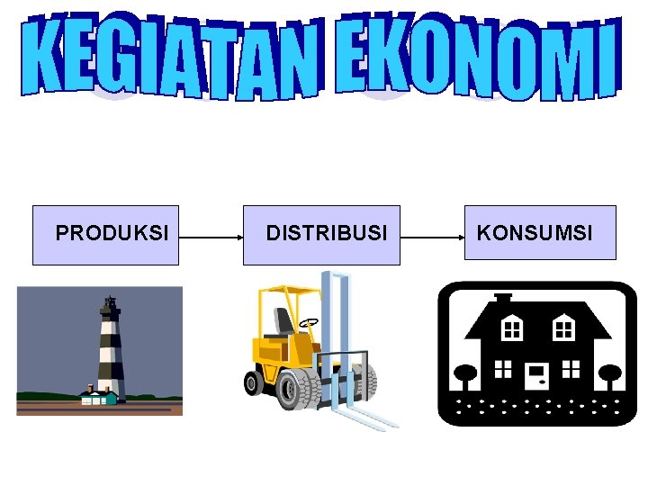 PRODUKSI DISTRIBUSI KONSUMSI PRODUKSI DISTRIBUSI KONSUMSI