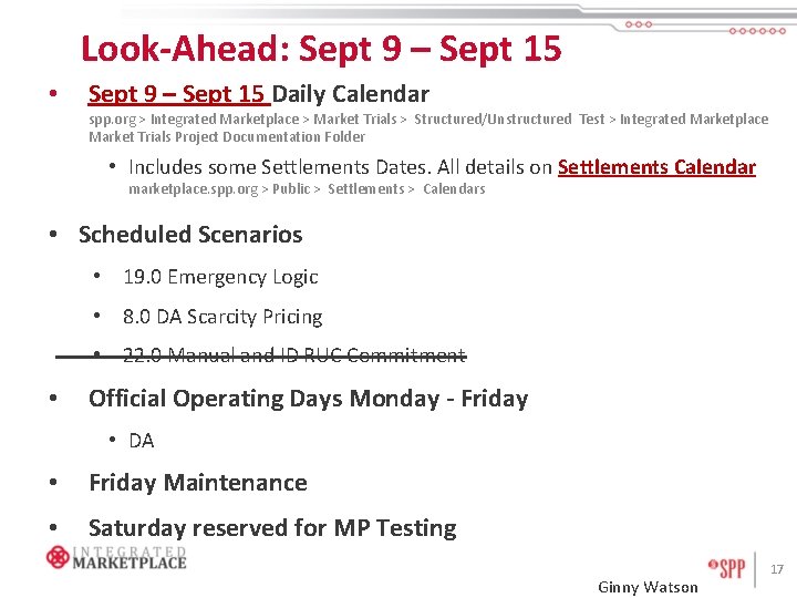 Look-Ahead: Sept 9 – Sept 15 • Sept 9 – Sept 15 Daily Calendar