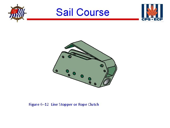 ® Sail Course Figure 6– 12 Line Stopper or Rope Clutch 