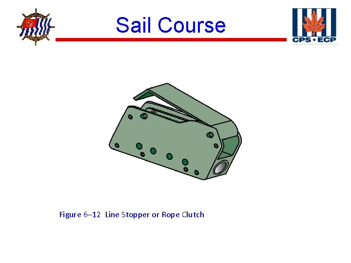 ® Sail Course Figure 6– 12 Line Stopper or Rope Clutch 