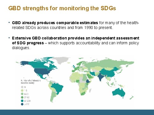 Gbd Method The GBD and SDG Monitoring How the GBD