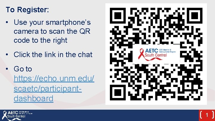 Scan To Register Example To Register Use your smartphones camera to scan