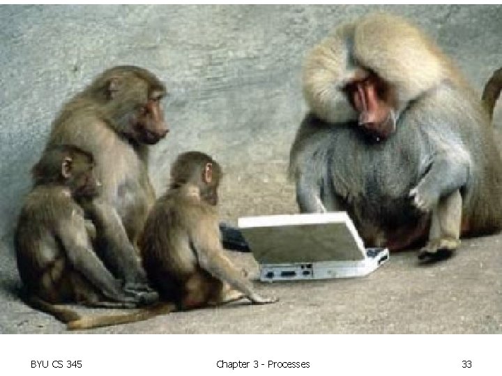 BYU CS 345 Chapter 3 - Processes 33 BYU CS 345 Chapter 3 - Processes 33