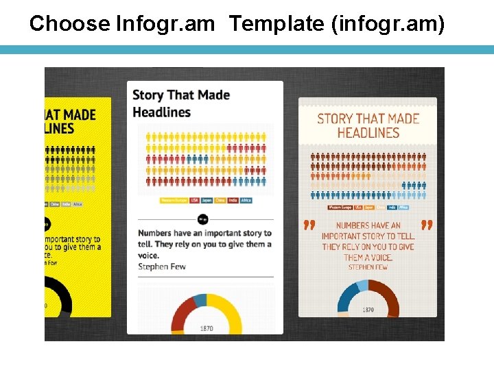 Choose Infogr. am Template (infogr. am) 