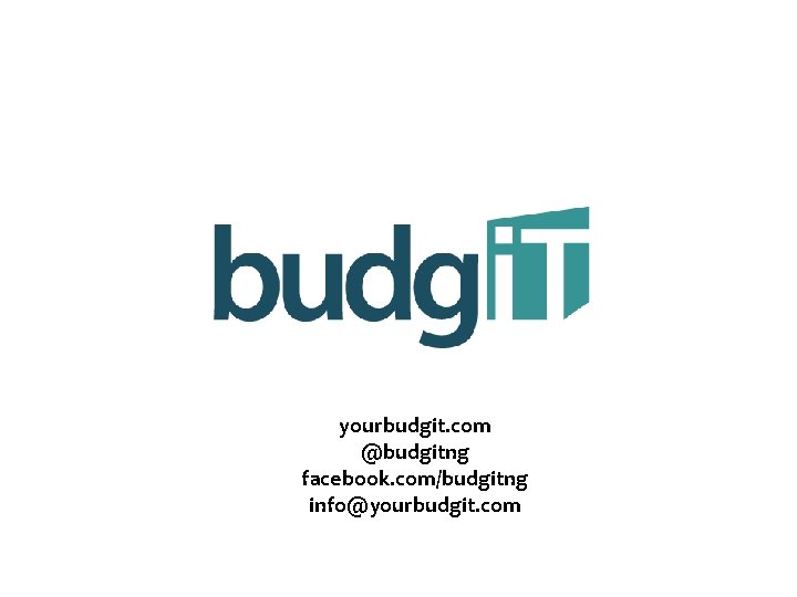 yourbudgit. com @budgitng facebook. com/budgitng info@yourbudgit. com 