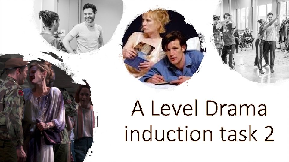 A Level Drama induction task 2 